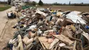Inondations en Sud-Gironde : les syndicats de déchets mobilisés face à une montagne d'encombrants