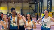 Les jeunes athlètes de Vergèze brillent aux championnats d'Occitanie en salle