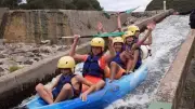 Les jeunes de la SDJ de Magalas vivent une journée sportive et nautique à Roquebrun