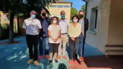 Les élus du Pays d'Uzès visitent la micro-crèche La Nisado à Foissac