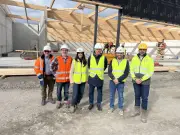 Lidl avance sur son magasin éco-responsable à Castets avec des matériaux locaux