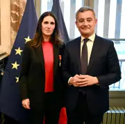 Mariel Garrigos, procureure de Bayonne, décorée de la Légion d'honneur par Darmanin