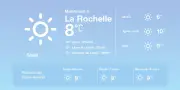 Météo à La Rochelle : Soleil et douceur aujourd'hui, pluies éparses en approche
