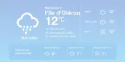 Météo à l'Île d'Oléron : Pluies diffuses et températures douces en perspective