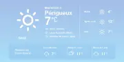 Météo à Périgueux : Soleil et douceur aujourd'hui, pluies en approche