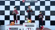 Owen Frontier, 10 ans, domine le championnat de karting en Ariège