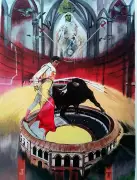 Patrick Wary expose ses toiles colorées au Cercle de l'union à Luxey