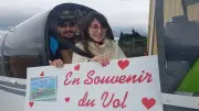 Saint-Valentin dans les airs : des couples survolent l'Hérault lors d'un vol romantique exceptionnel