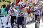 Tour de Catalogne : Godon battu au sprint mais conserve le maillot de leader