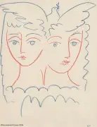 Un dessin de Picasso sur la paix aux enchères à Saint-Jean-de-Luz