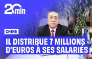 Un PDG chinois distribue 7,4 millions d'euros en primes à ses 7 000 employés