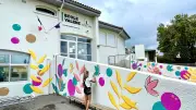 Une fresque colorée illumine l'école Valène à Saint-Gély-du-Fesc