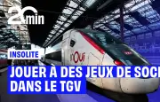 Une partie de Loup-Garou géante anime un TGV Paris-Cannes vers le Festival des jeux