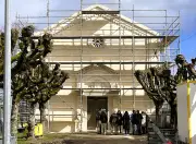 Visite de chantier au temple de Royan : restauration et transformation en lieu culturel