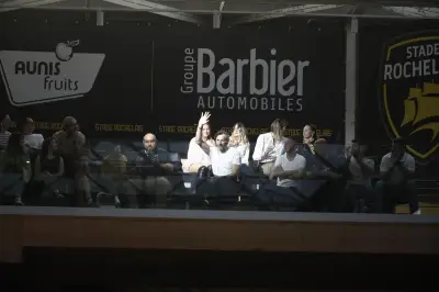 Antoine Rigaudeau assiste au derby de l'Atlantique entre La Rochelle et Nantes