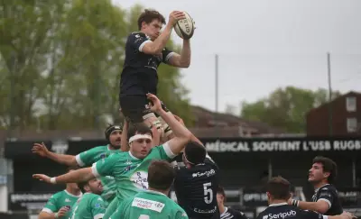 Bergerac s'offre une belle fin de saison en dominant Peyrehorade 29-26