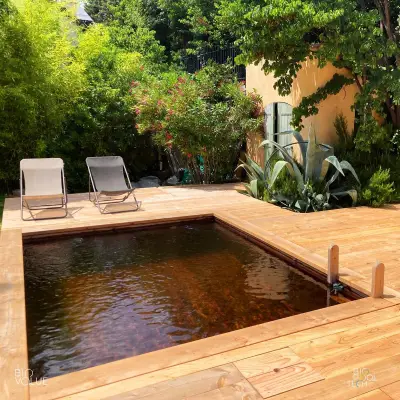 BioValue révolutionne les piscines avec un filtre biologique et des bassins en bois français
