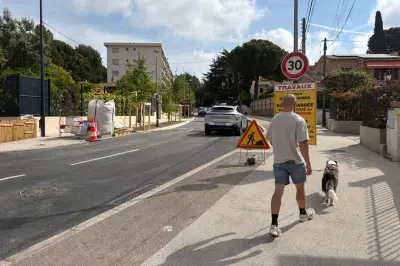 Cagnes-sur-Mer : l'avenue des Tuilières rouvre inachevée après 18 mois de travaux
