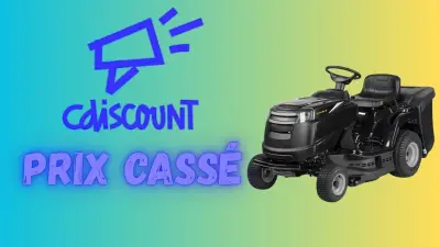 Cdiscount casse le prix de ce tracteur tondeuse Alpina à 1774,90 €