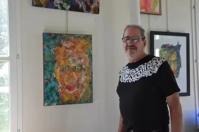 Christian Calmon expose ses toiles variées au domaine de Fantaisie jusqu'au 3 mai