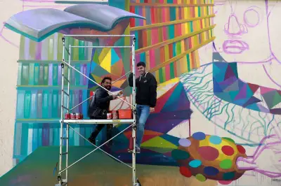 Cix Mugre : retour sur le graffiti monumental du lycée de Talence en 2019