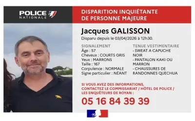 Disparition inquiétante d'un professeur de 57 ans à Vaux-sur-Mer