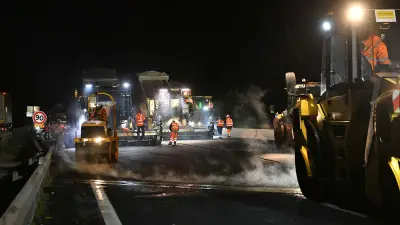Fermeture nocturne de l'échangeur de Nîmes centre pour carottage sur l'A54 le 22 avril