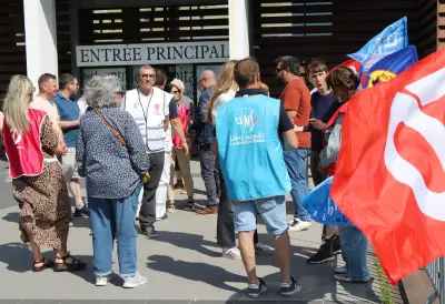 Grève des brancardiers à l'hôpital de Langon pour une prime de 100 euros