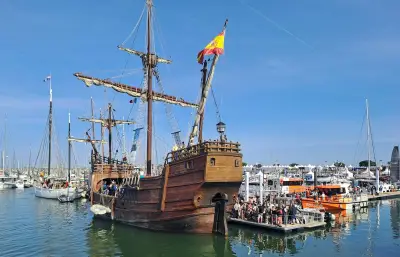 La Nao Santa Maria arrive à Arcachon après un périple mouvementé pour le Salon nautique
