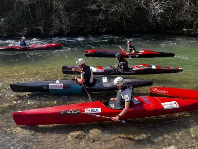 Le Canoë-Kayak Port-Sainte-Foy brille aux sélections nationales de descente en Ariège