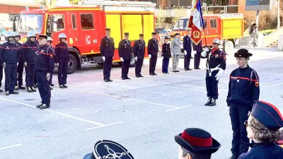Marie-Pierre Pelissier prend le commandement des pompiers de Mende dans l'émotion