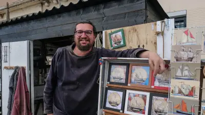 Mickaël Eymann, l'artiste qui a croqué plus de 1300 voiliers à Escale à Sète 2026