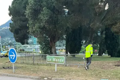 RM202bis rouverte près de Nice, mais accès fermé après affaissement