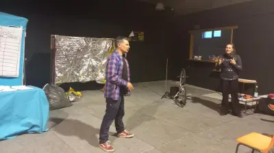 Résidence artistique à Miramont : Carnage Productions crée un spectacle sur l'attention aux autres