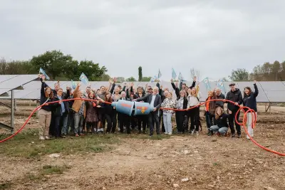 Saint-Aubin inaugure son parc solaire citoyen, une énergie locale et renouvelable