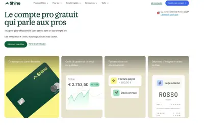 Shine pour les TPE : tarifs 2026, rachat Cegid et limites du compte pro