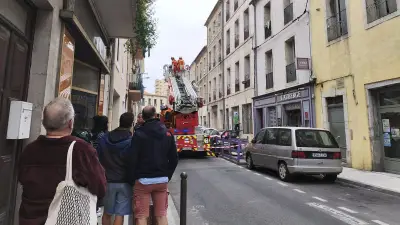Sète : 13 personnes évacuées par grande échelle après effondrement d'une marche d'escalier