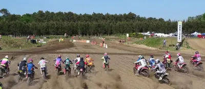 Succès retentissant pour le motocross landais avec 1 300 spectateurs et 320 pilotes