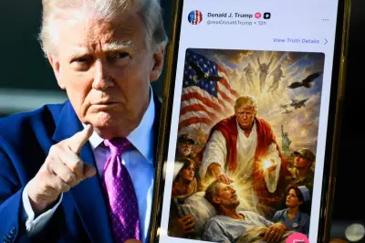 Trump publie une image IA le montrant en Christ, sème la polémique religieuse