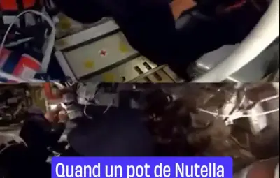 Un pot de Nutella flotte dans la capsule Orion de la mission Artémis II de la NASA