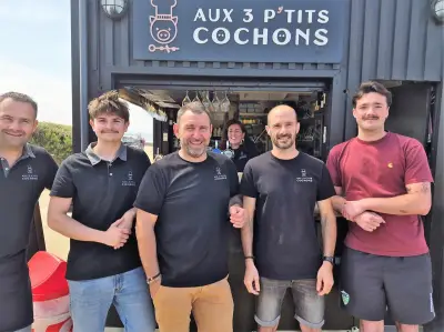 Un restaurant de bord de mer géré par des rugbymen angloys attire les promeneurs matinaux