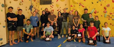 Une journée interclubs d'escalade réussie à Mende dans la bonne humeur