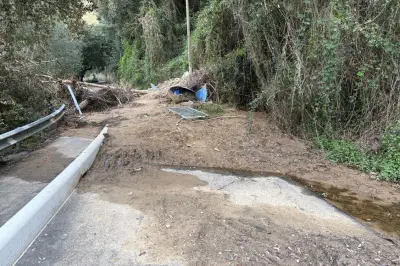 Vallauris : route et piste cyclable toujours fermées après des glissements de terrain, les usagers impatients