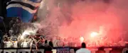 Annecy-Montpellier : les fumigènes des ultras endommagent la piste d'athlétisme neuve