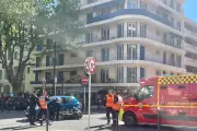 Antibes : collision moto-voiture bloque le boulevard Albert-1er