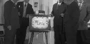 Avril 1956 : Le général Leschi annonce l'arrivée de la télévision à Bordeaux