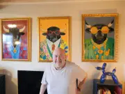 Biarritz : Aski, l'artiste emblématique des Fêtes de Bibi, exposé à la médiathèque