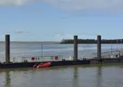 Blaye : le ponton de la halte nautique restauré après les tempêtes de février