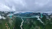 Chine : le pont du Grand Canyon de Huajiang, plus haut du monde avec 625 mètres