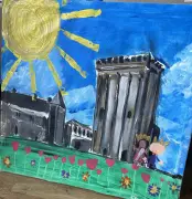 Château de Pons : marche et enchères d'œuvres d'écoliers au programme